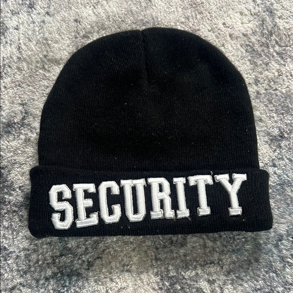 Black Security Beanie - Picture 1 of 4